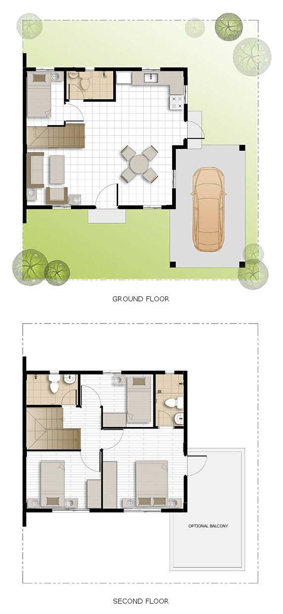 Dana Floor Plan House and Lot in Bacolod