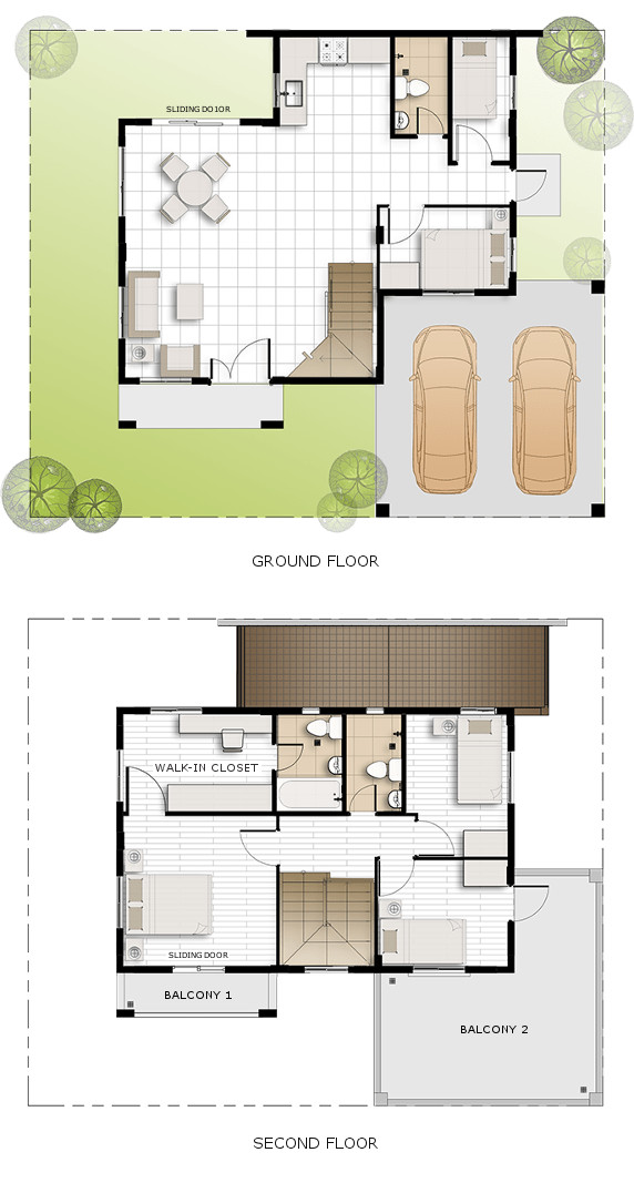 Greta Floor Plan House and Lot in Bacolod