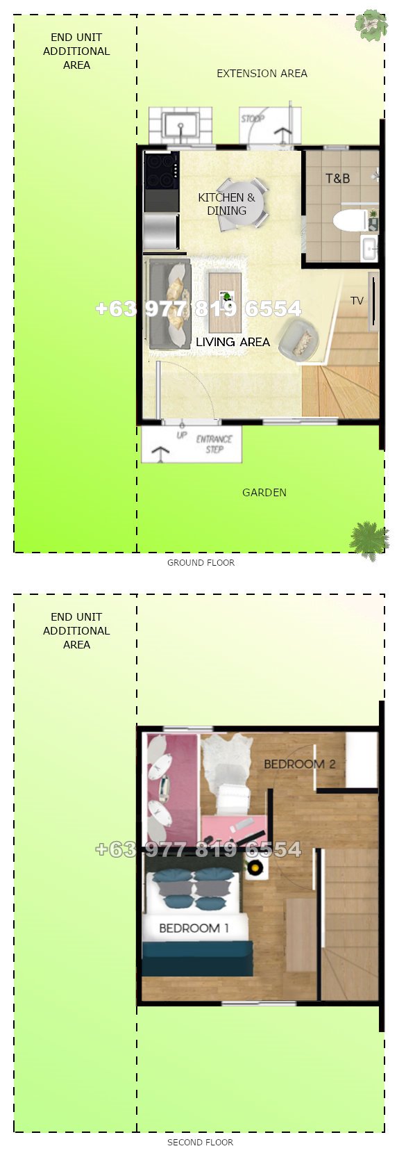 Arielle Floor Plan House and Lot in Bacolod