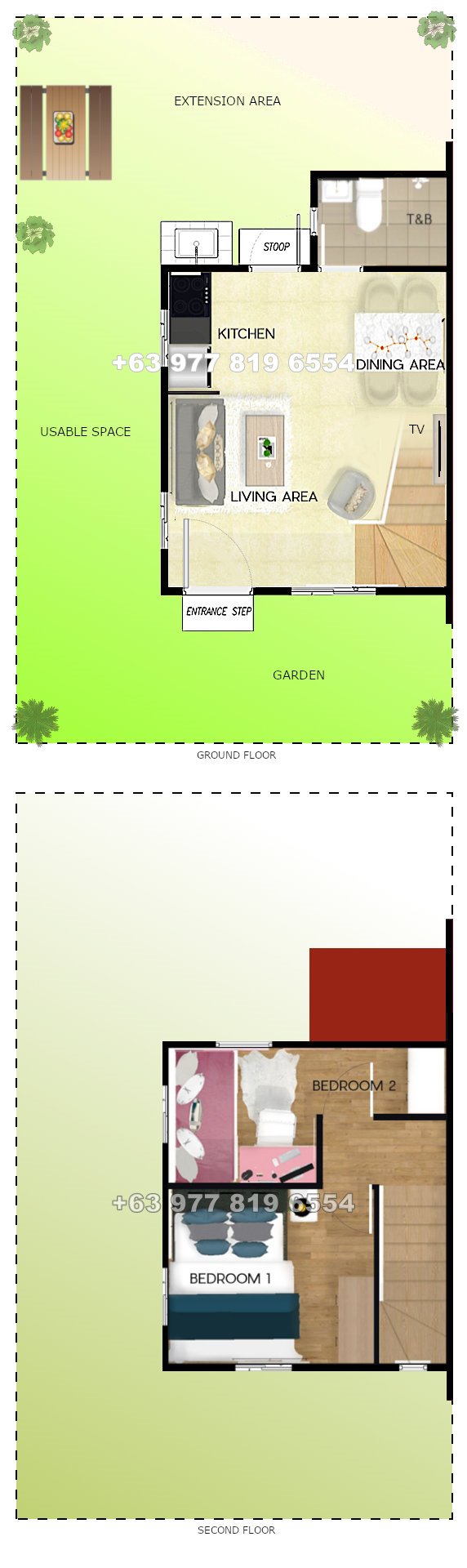 Criselle Floor Plan House and Lot in Bacolod
